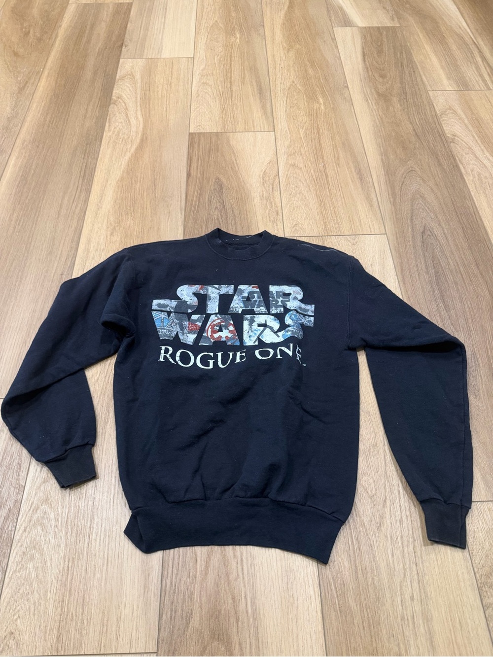 Star Wars Rogue One Black Graphic Crewneck Sweatshirt